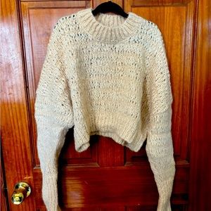 Wilfred cream knit sweater (S)